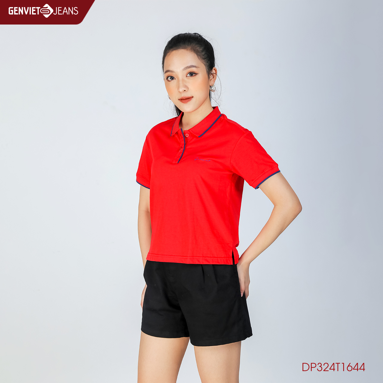 Áo phông polo nữ DP324T1644 GENVIET