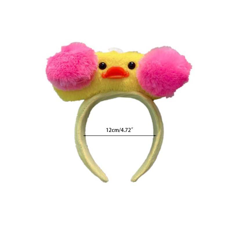 Băng Đô Cài Tóc Chú Vịt Má Hồng Siêu Cute