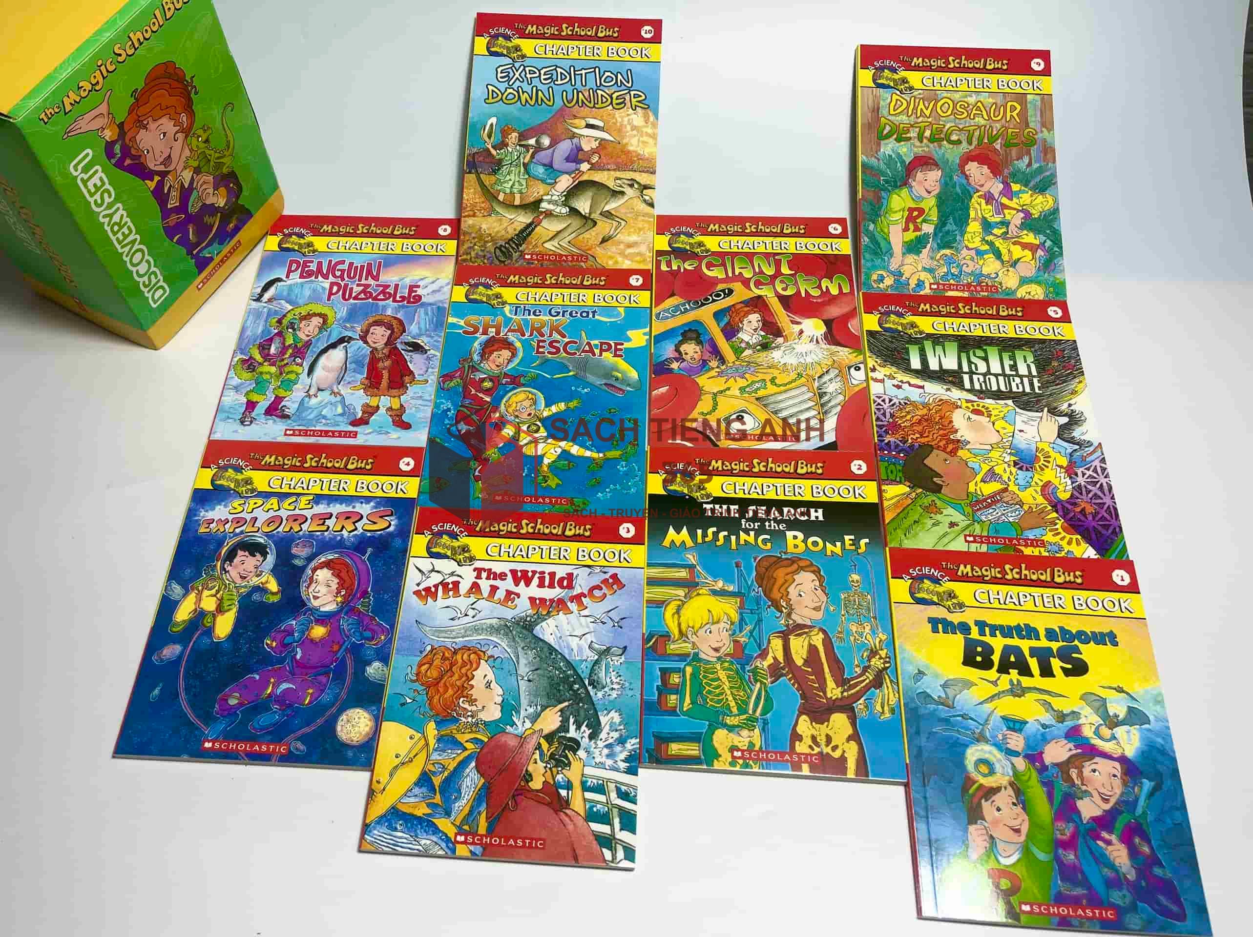 The Magic School Bus Discovery |Level 1 -2 (20 Books) + AUDIO| Bản Nhập Khẩu