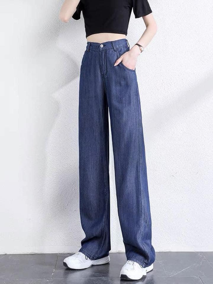 Quần jean culotes west 2 màu