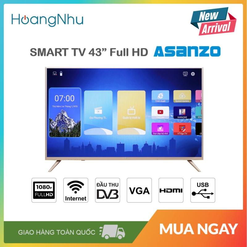 Bảng giá Smart Tivi Asanzo 43 inch Full HD Model 43AS560 (Android, Truyền Hình KTS) - Bảo Hành 2 Năm toàn quốc