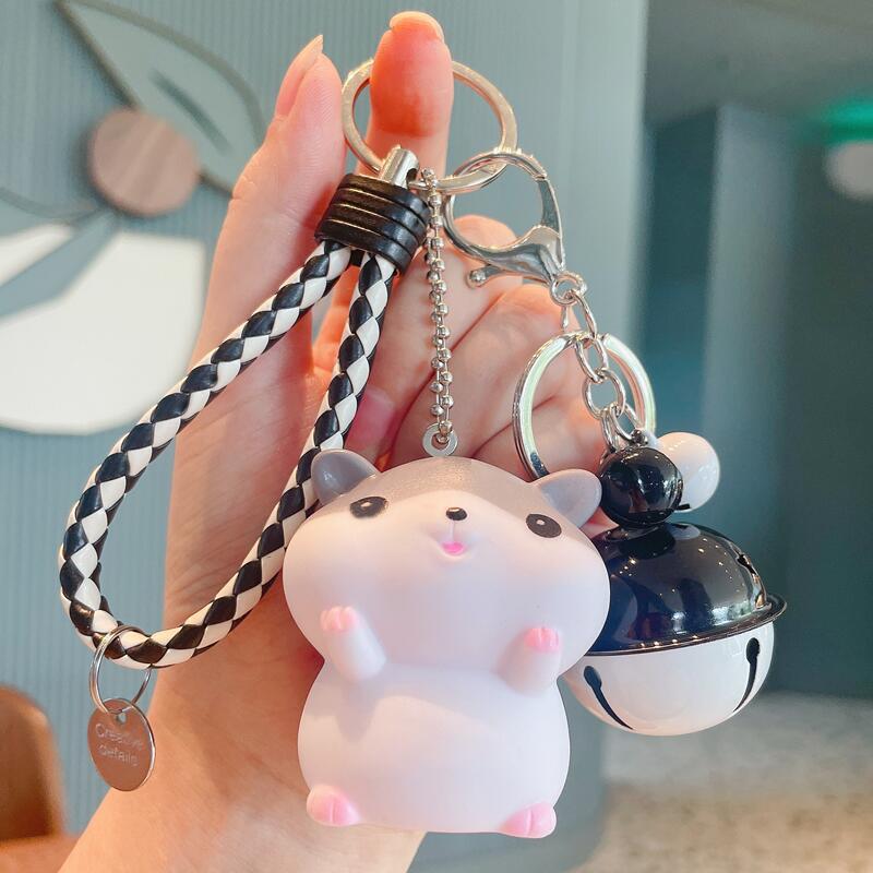 Móc Khoá hamster Có Chuông Lác Kiêu