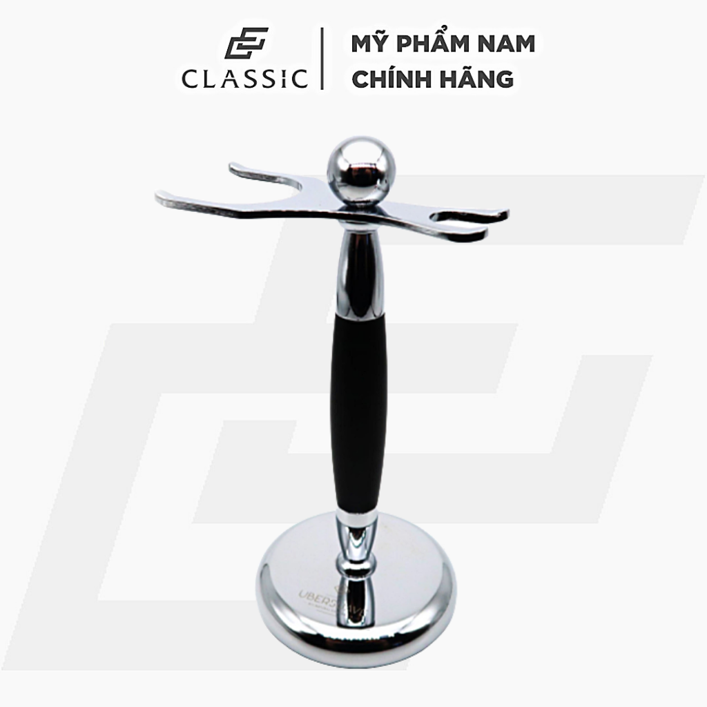 Giá Đỡ Ubersuave Black & Chrome Shaving Stand