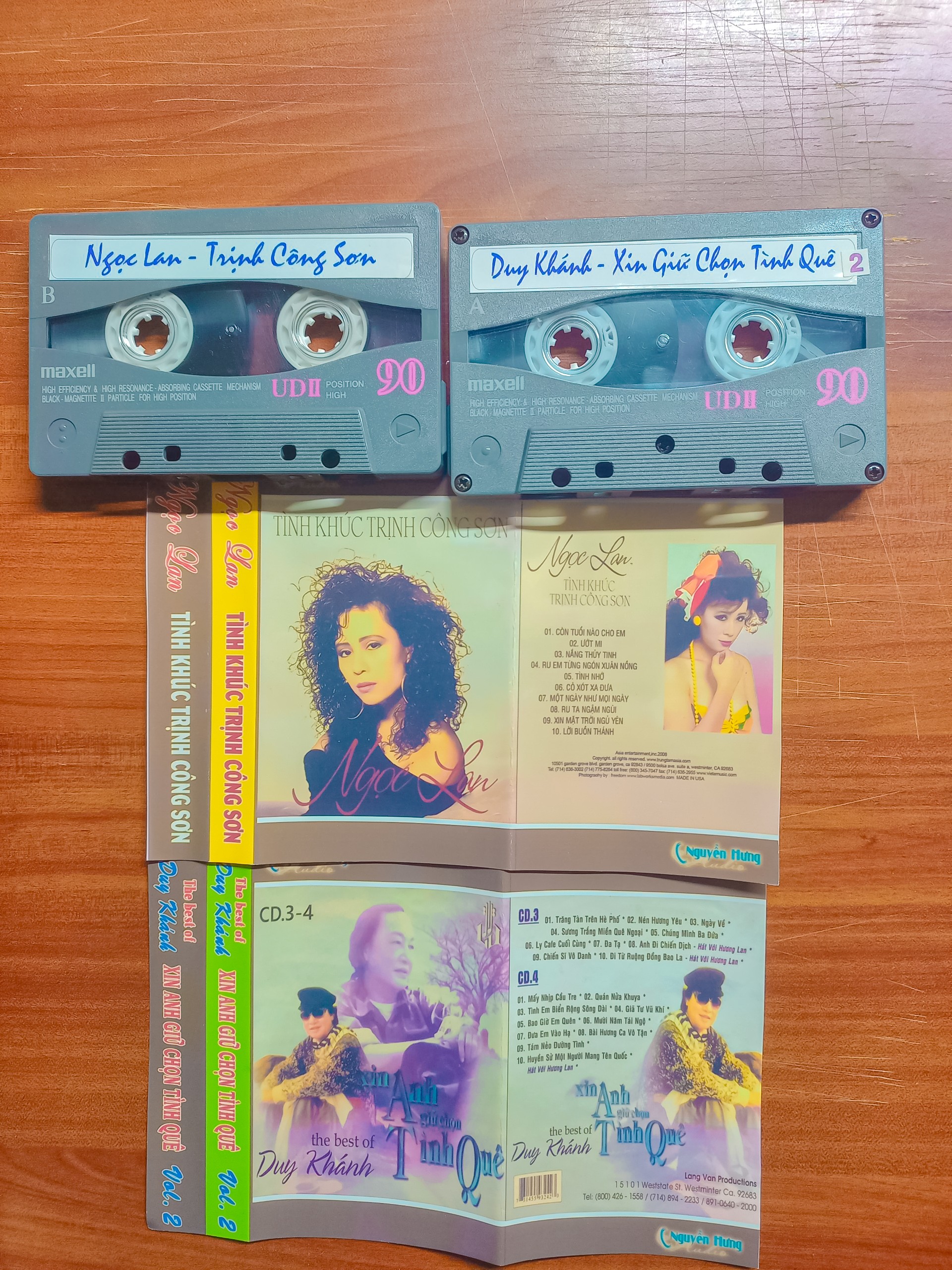 BĂNG CASSETTE combo NGỌC LAN - DUY KHÁNH