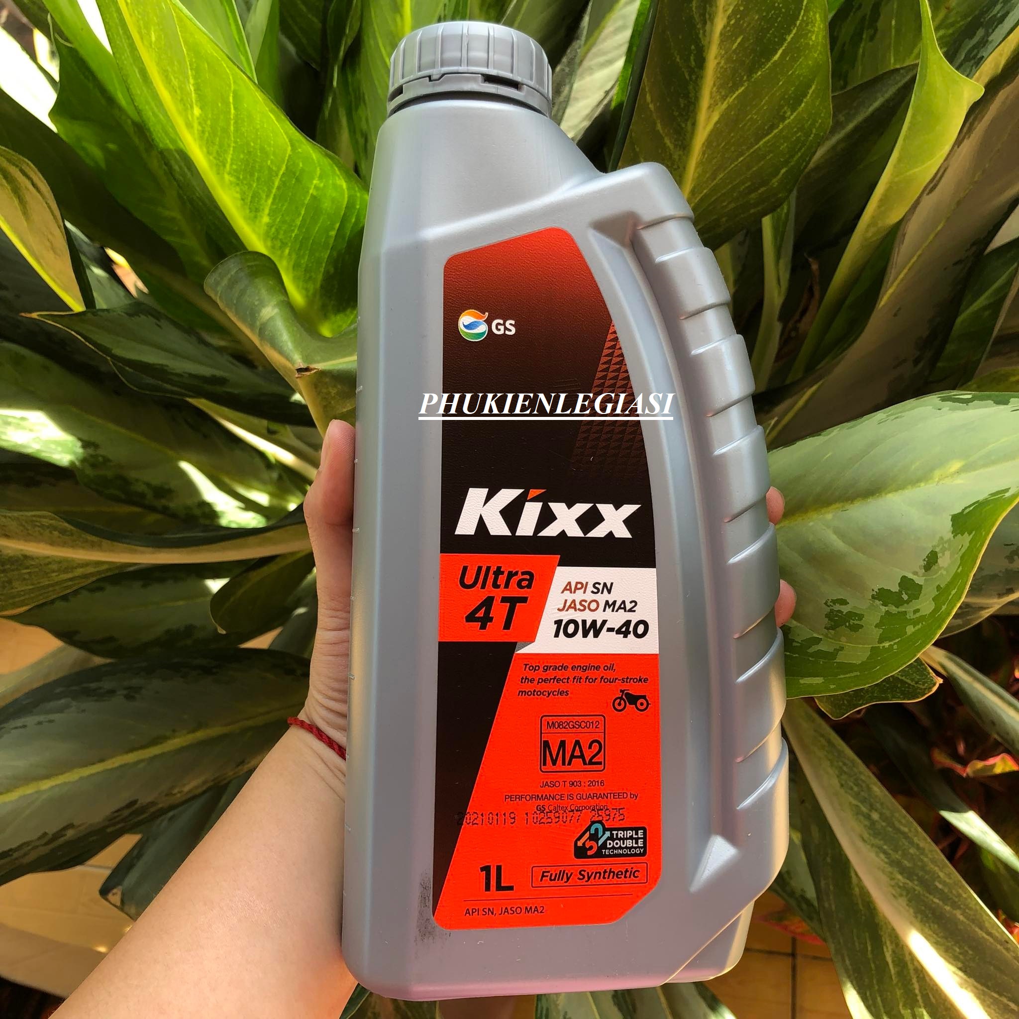 Nhớt Kixx 10W40 Fully Synthentic xe số tổng hợp toàn phần nhập khẩu Hàn Quốc