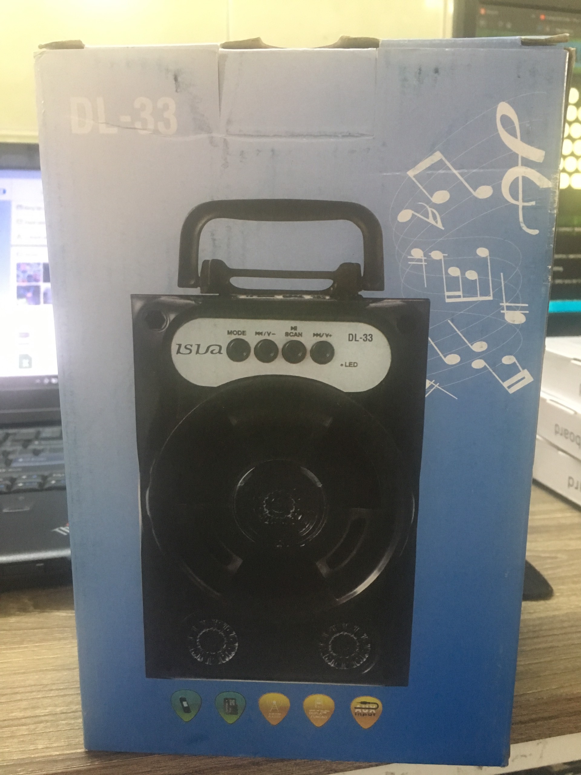 Loa Bluetooth MINI Xách Tay DL-33/ 1604 / 1602 / B16 có ĐÈN LED