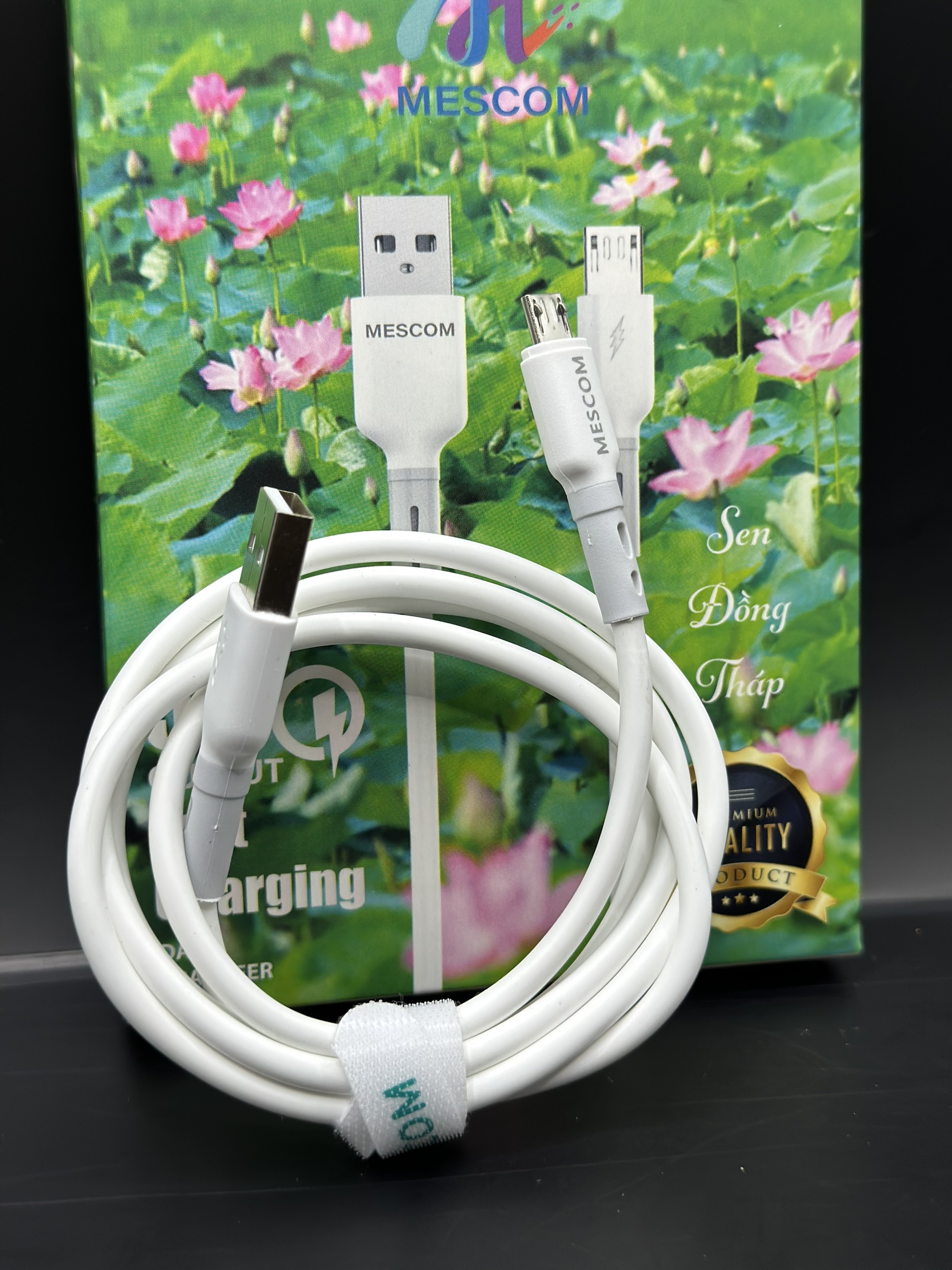 Dây cáp sạc Mescom MS9M tương thích nhiều loại máy