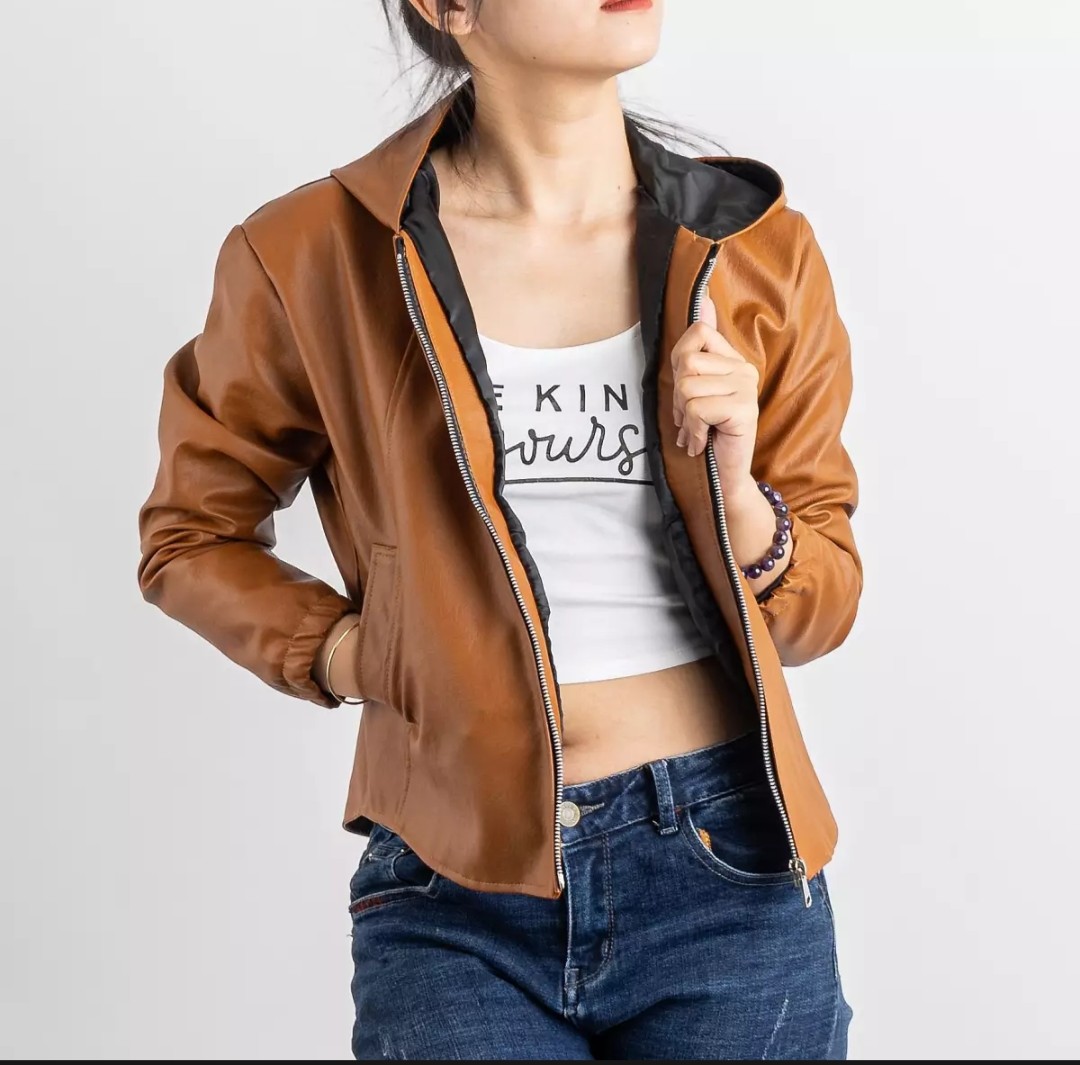 Áo Khoác Da Nữ Thái Cao Cấp( BẢO HÀNH 2 NĂM)