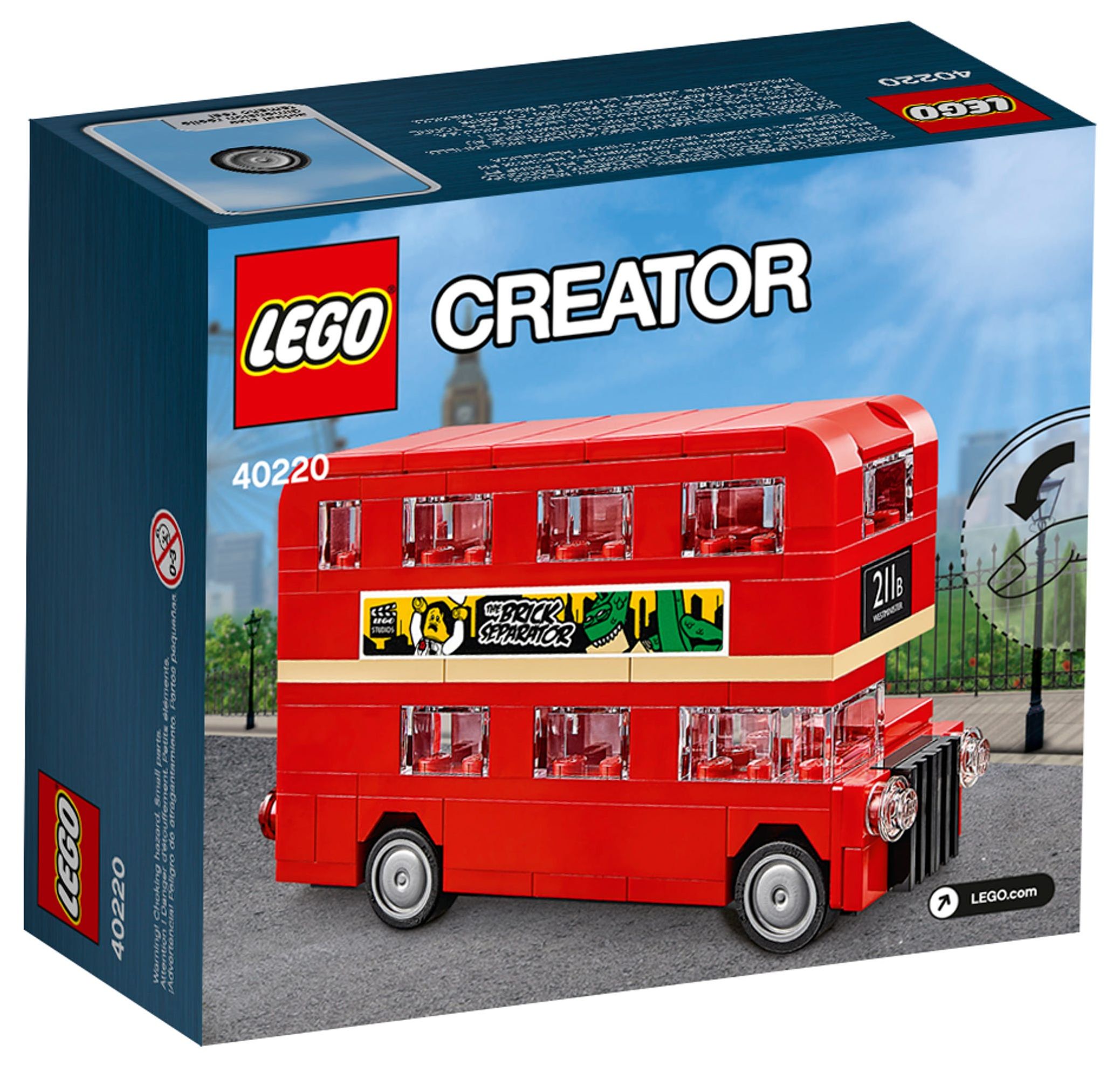 [HAPPY BRICKS] - LEGO  CREATOR - 40220 - XE BUÝT 2 TẦNG - LONDON BUS