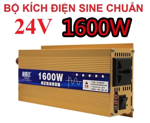 Bộ đổi nguồn 24 V 220V 1600W sin chuẩn - Inverter 1600W sine chuẩn