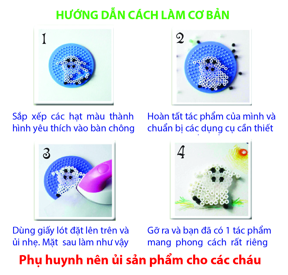 [HCM]Khuôn hạt màu nhỏ Edugames