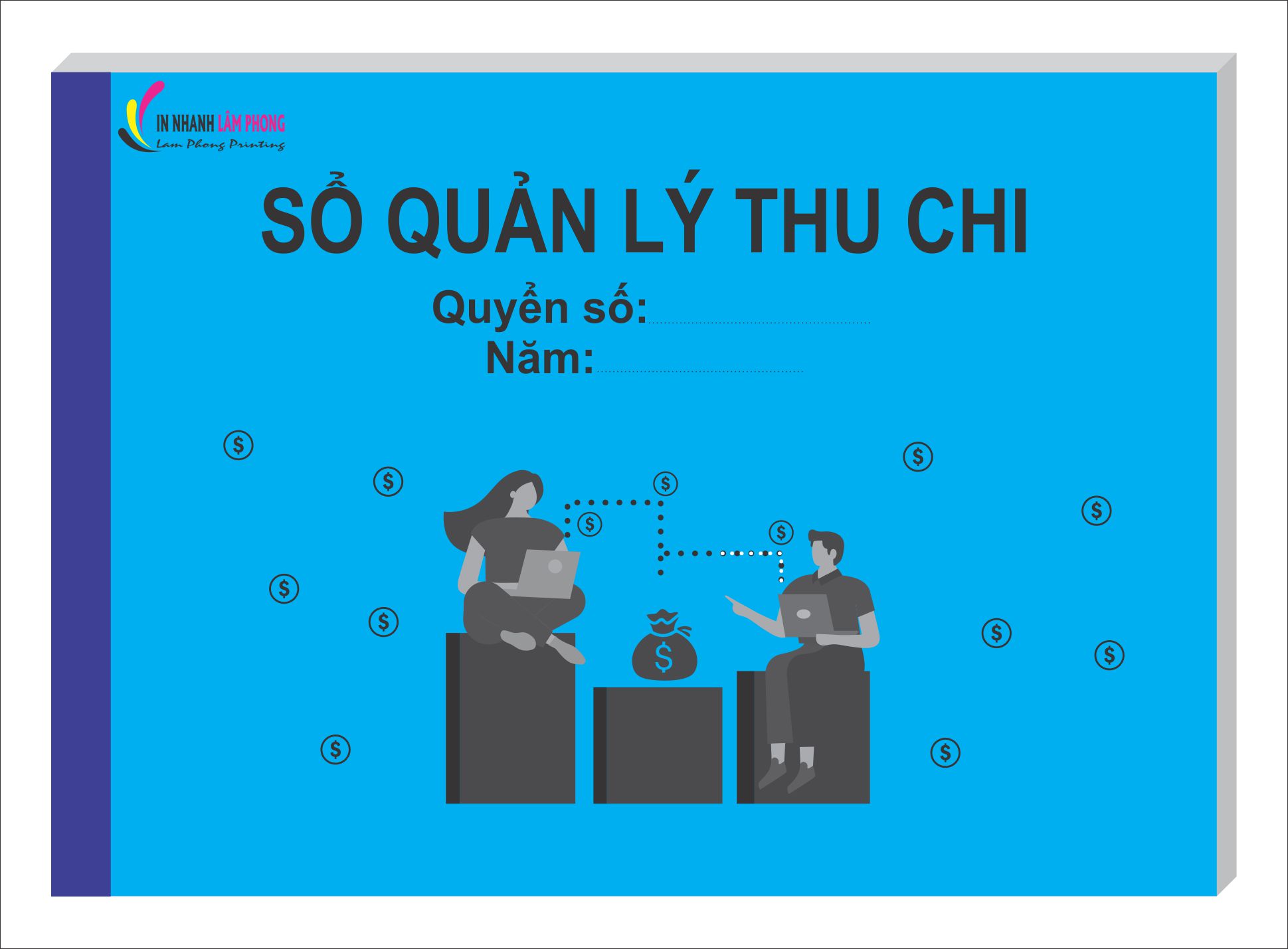 Sổ Thu Chi Quản Lý Chi Tiêu theo tháng