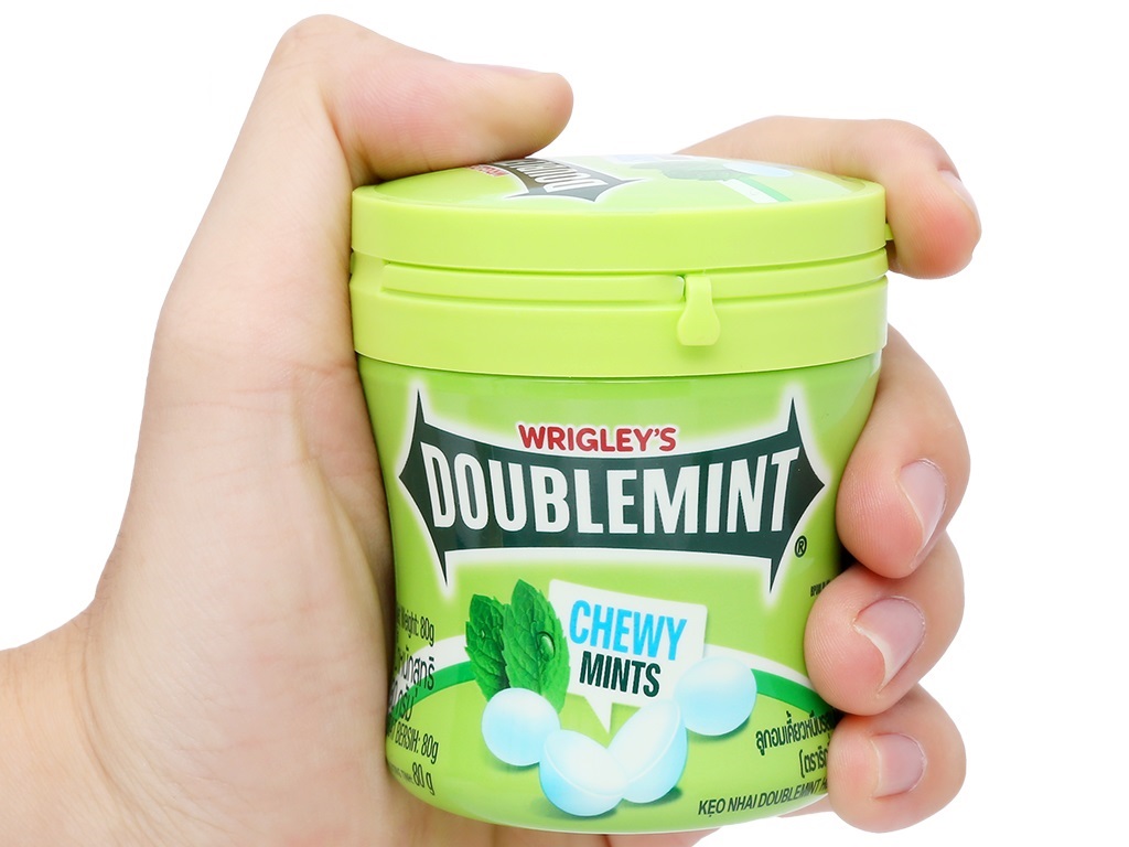 [HCM]Kẹo bạc hà DoubleMint hộp 80g