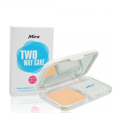 Phấn Trang Điểm Mira Long Lasting UV Two Way Cake 12g (Product From South Korea)