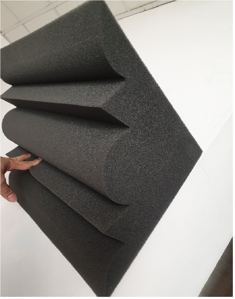 2 TẤM MÚT TIÊU ÂM GÓC BASSTRAP STUDIOFOAM METRO-3.KÍCH THƯỚC 1 TẤM 30*30*50CM