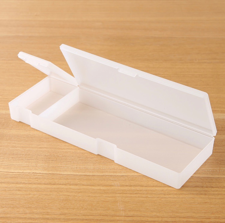 Hộp bút 2 ngăn Muji - Hàng Chính Hãng