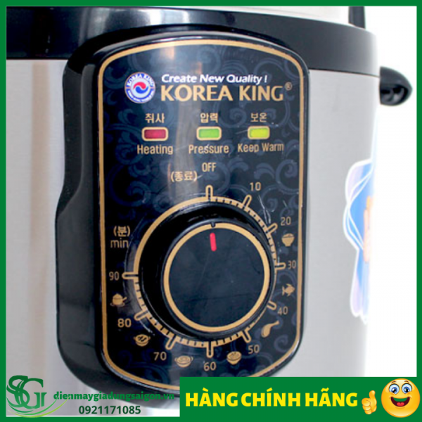 [HCM]NỒI ÁP SUẤT KOREA KING KPRC-6008M