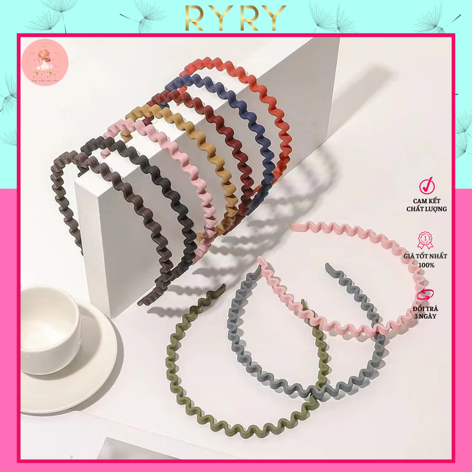 Cài Tóc Nhựa 0.6cm Gợn Sóng Tạo Độ Phồng Tóc Thời Trang Hàn Quốc Cho Nữ