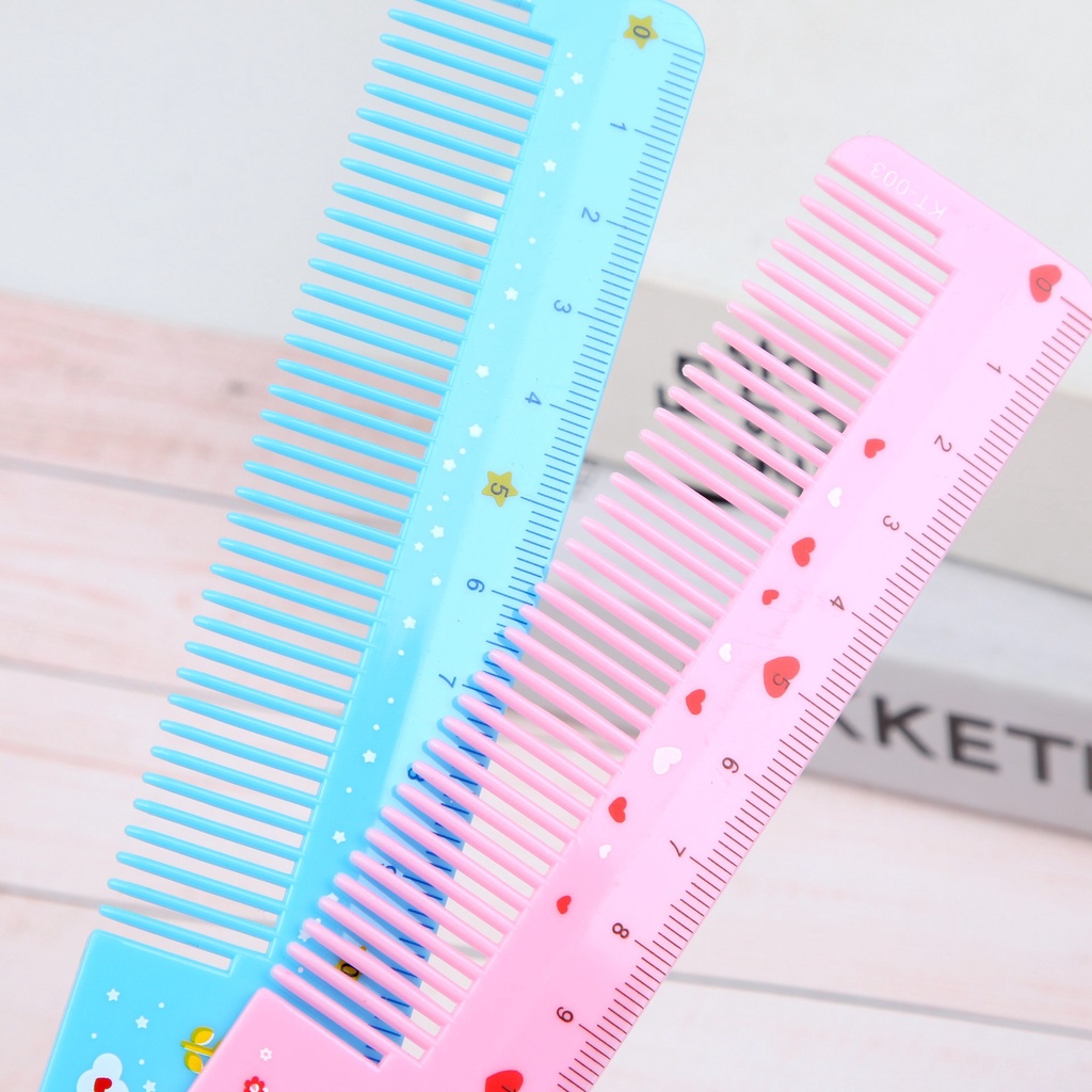 Thước Kẻ Nhựa hình Hello Kitty Lược 15cm
