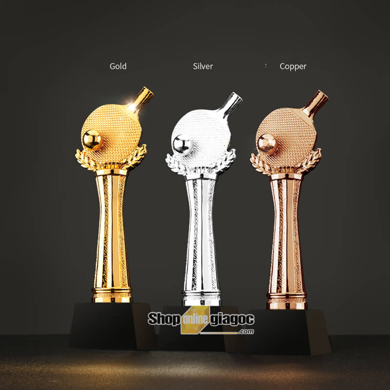 Cúp Bóng Bàn Vàng Bạc Đồng