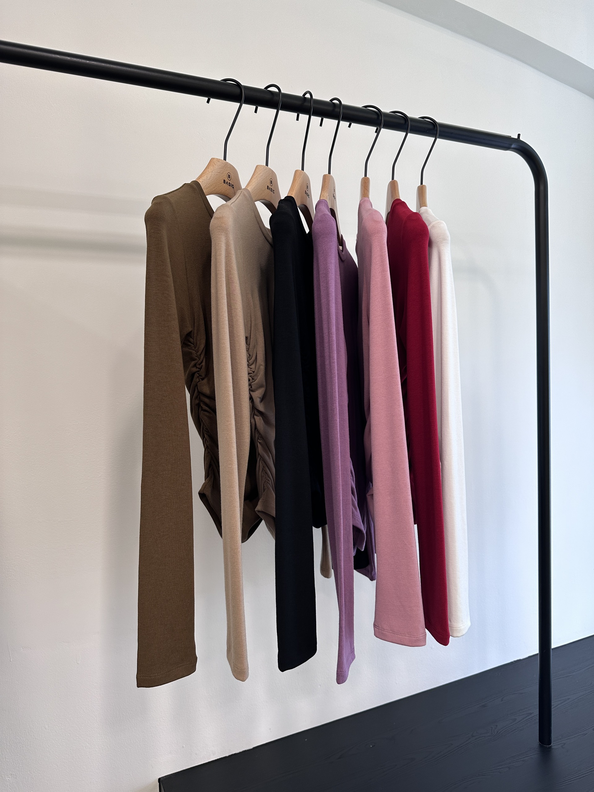 Áo tay dài trơn BASIC SANTA TOP