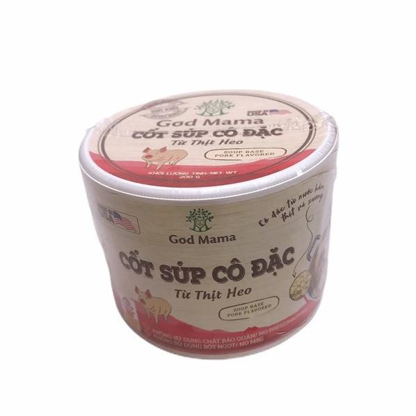 [HCM]CỐT SÚP CÔ ĐẶC GOD MAMA 200G (THỊT HEO) [shophoakho]