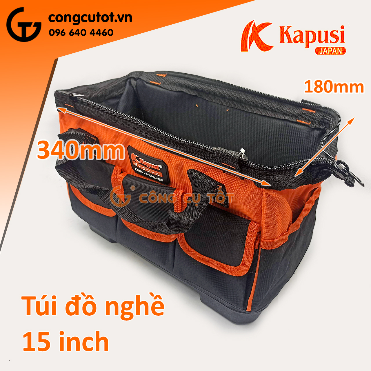 Túi đồ nghề KAPUSI 15, 17, 19inch