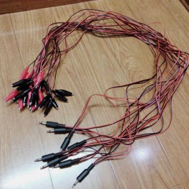 Dây xung điện châm cứu cao cấp 4 đầu - dây điện châm 4 đầu ra - dây 1 giắc 4 đầu ra