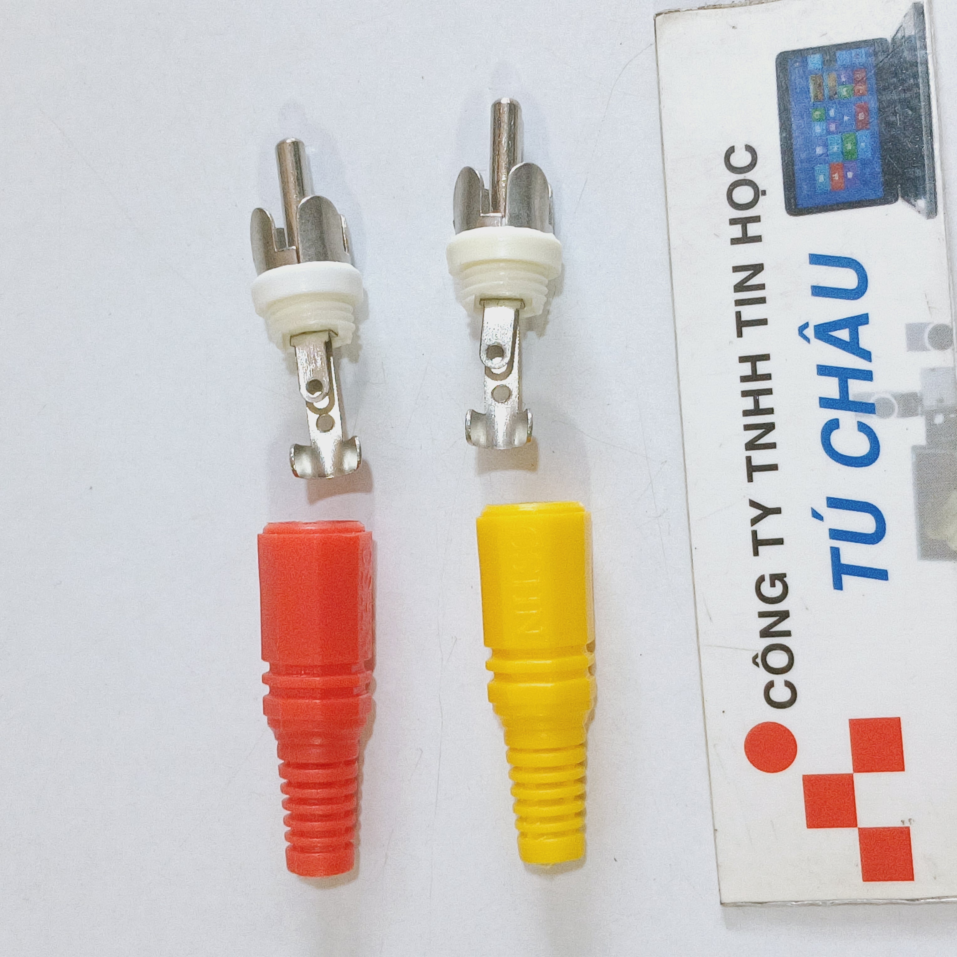 Đầu AV hàn dây / Chuẩn AV đực (1 Cặp 2 Cái)