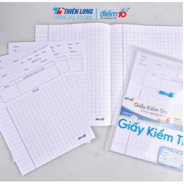 Giấy Kiểm Tra 4 ôly vuông TP-GKT01