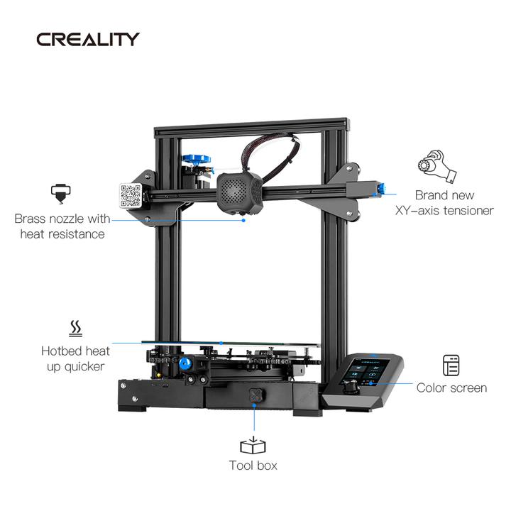 [Trả góp 0%]Máy in 3D Creality Ender 3 V2 khổ in 22*22*25cm