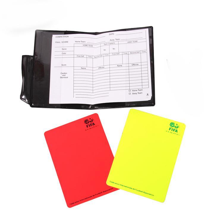 [HCM]Set sổ thẻ đỏ thẻ vàng cho trọng tài bóng đá