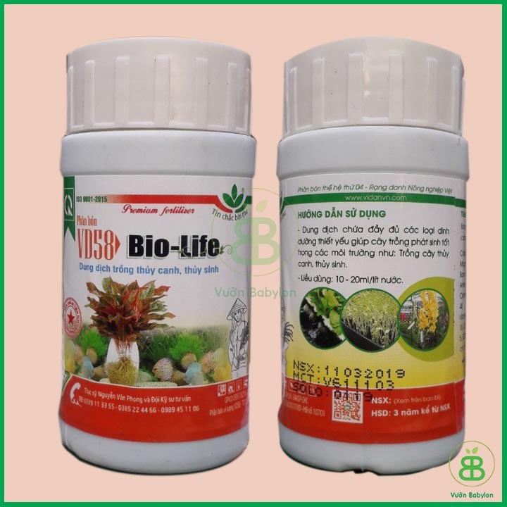 Dung Dịch Thủy Canh BIO LIFE 100ml