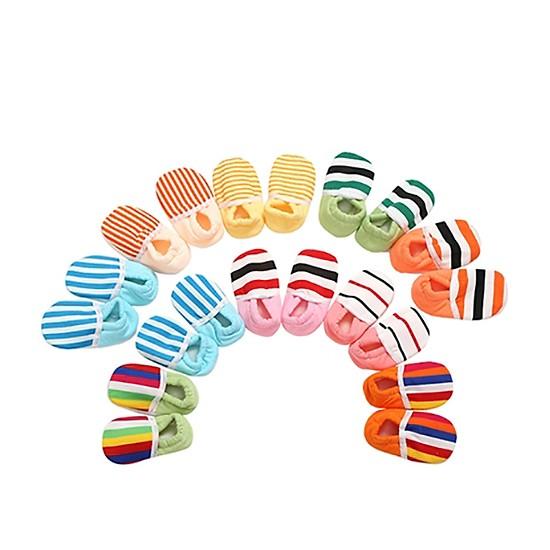 [HCM]Set 5 đôi giày vải cho bé dưới 12 tháng