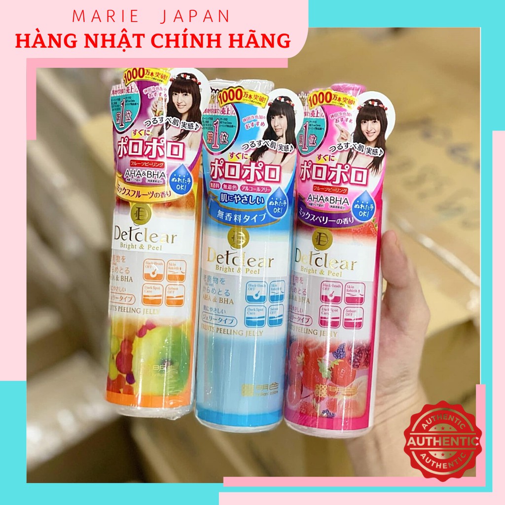 Gel Tẩy Da Chết Detclear Nhật Bản 180ml