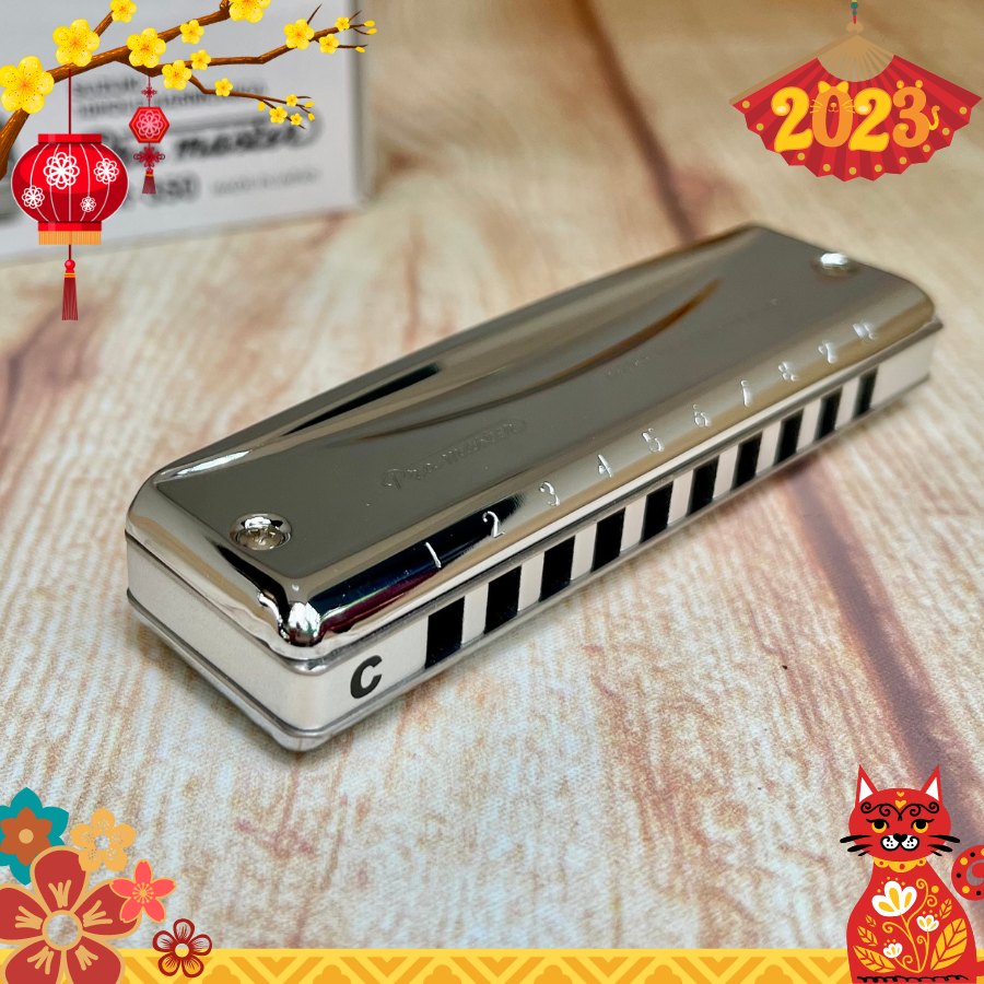 Kèn harmonica 10 lỗ Diatonic Suzuki ProMaster Mr-350