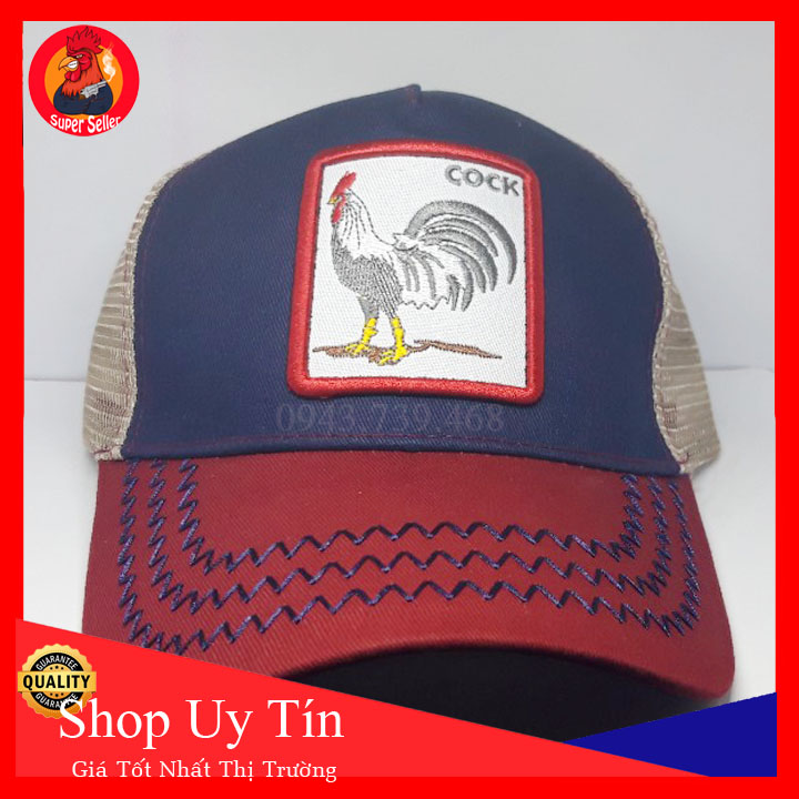 Nón Kết Hình Thiêu Hình Gà Cho Ae Đam Mê