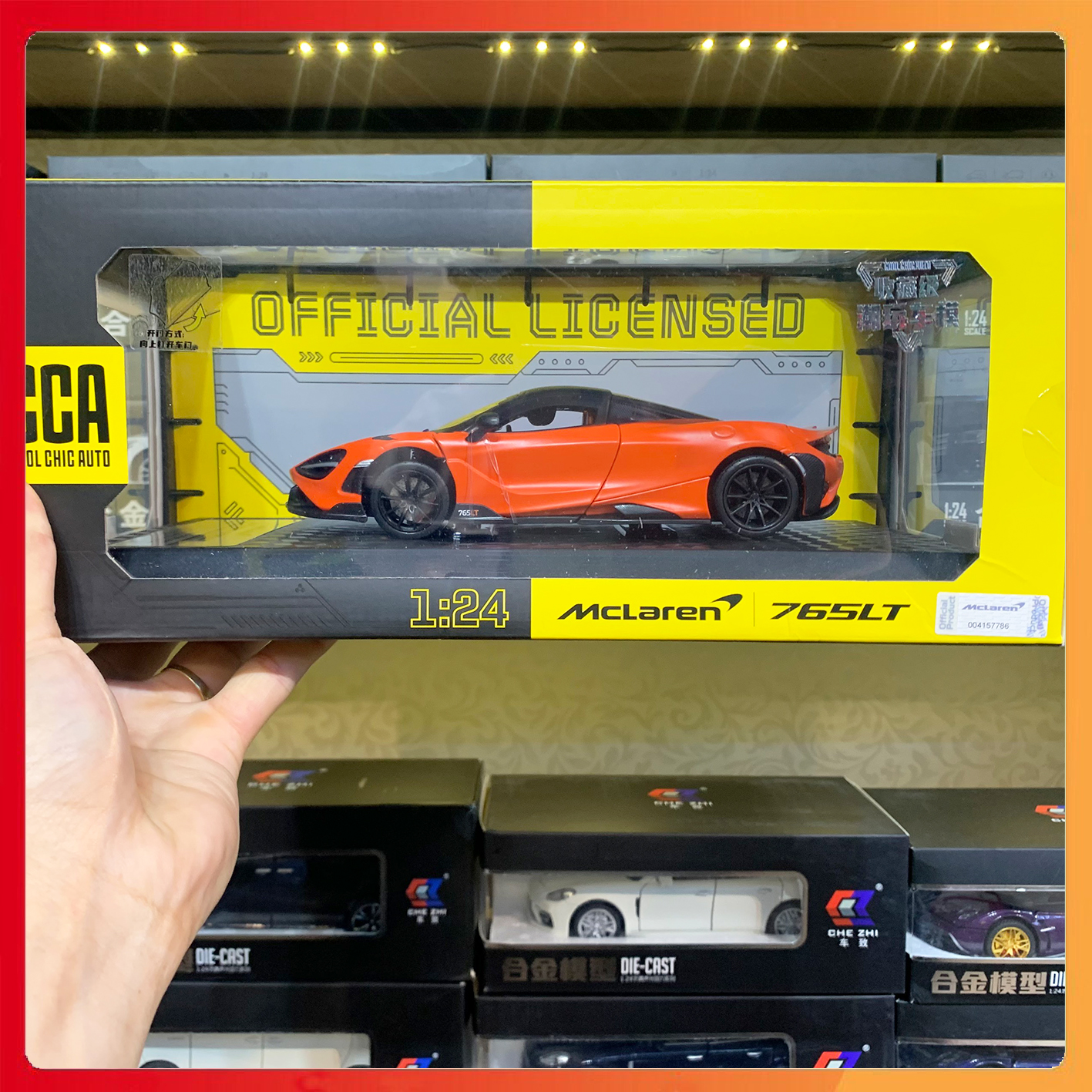 Mô hình xe Mclaren 765LT tỉ lệ 1:24 MSZ