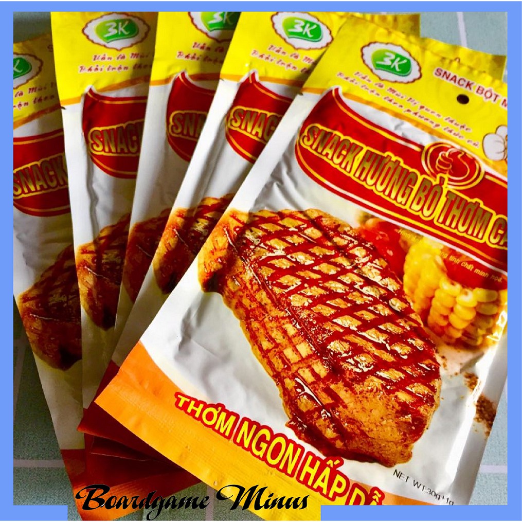 [ giá sỉ ] Combo 10 gói Snack Bò miếng thơm cay (Bò xé cay)