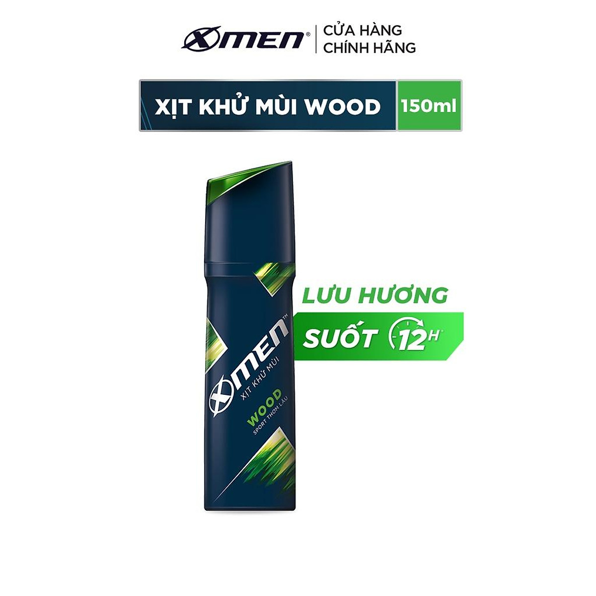 Xịt khử mùi nước hoa X-men 150ml - cho nam giới
