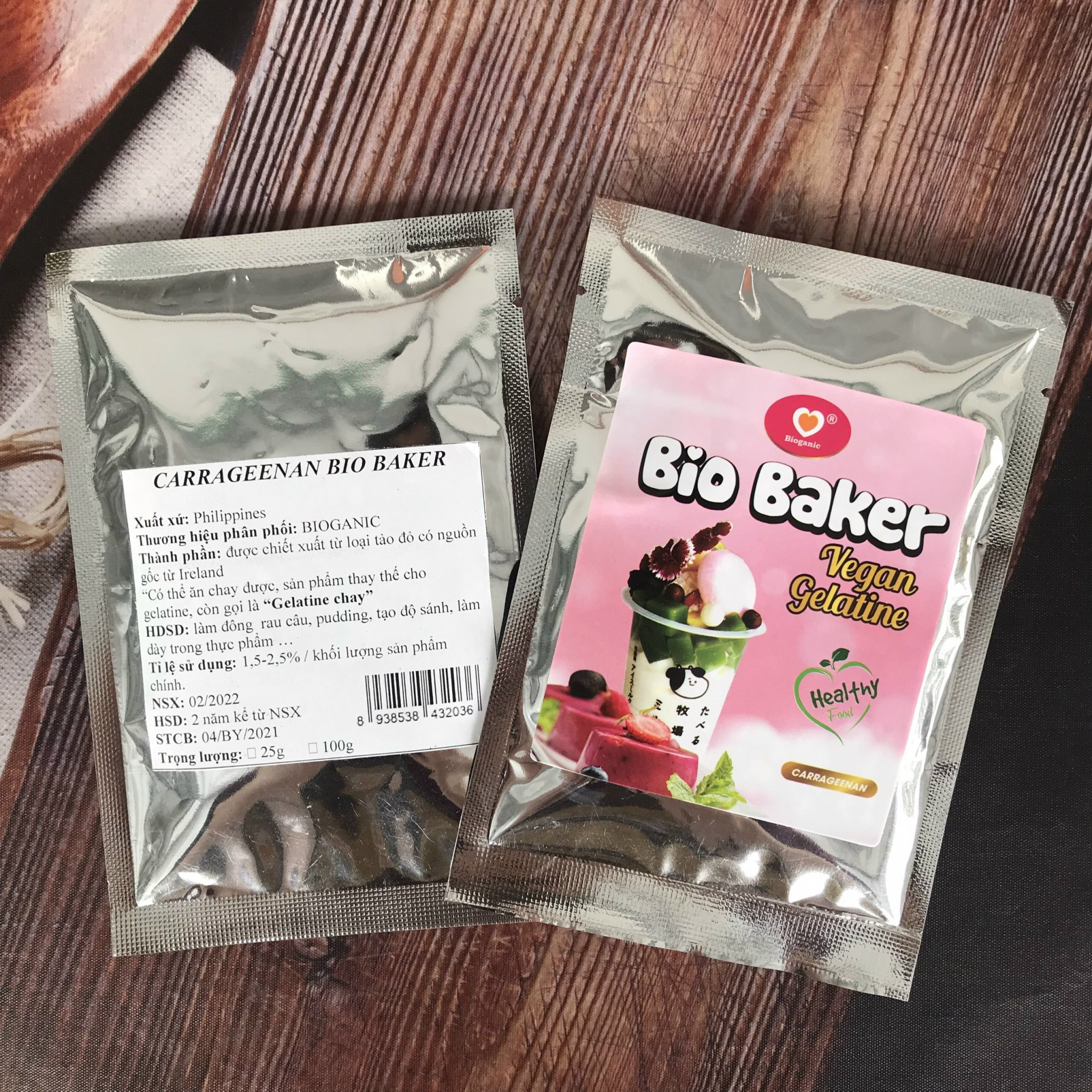 Bột Vegan Gelatine (Gelatine chay) Bio Baker