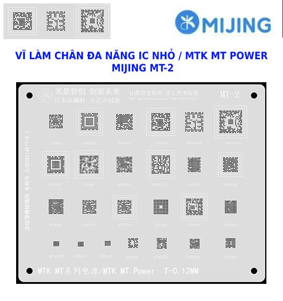 Vĩ làm chân đa năng ic nhỏ mtk / ic mtk mt power / mijing mt-2