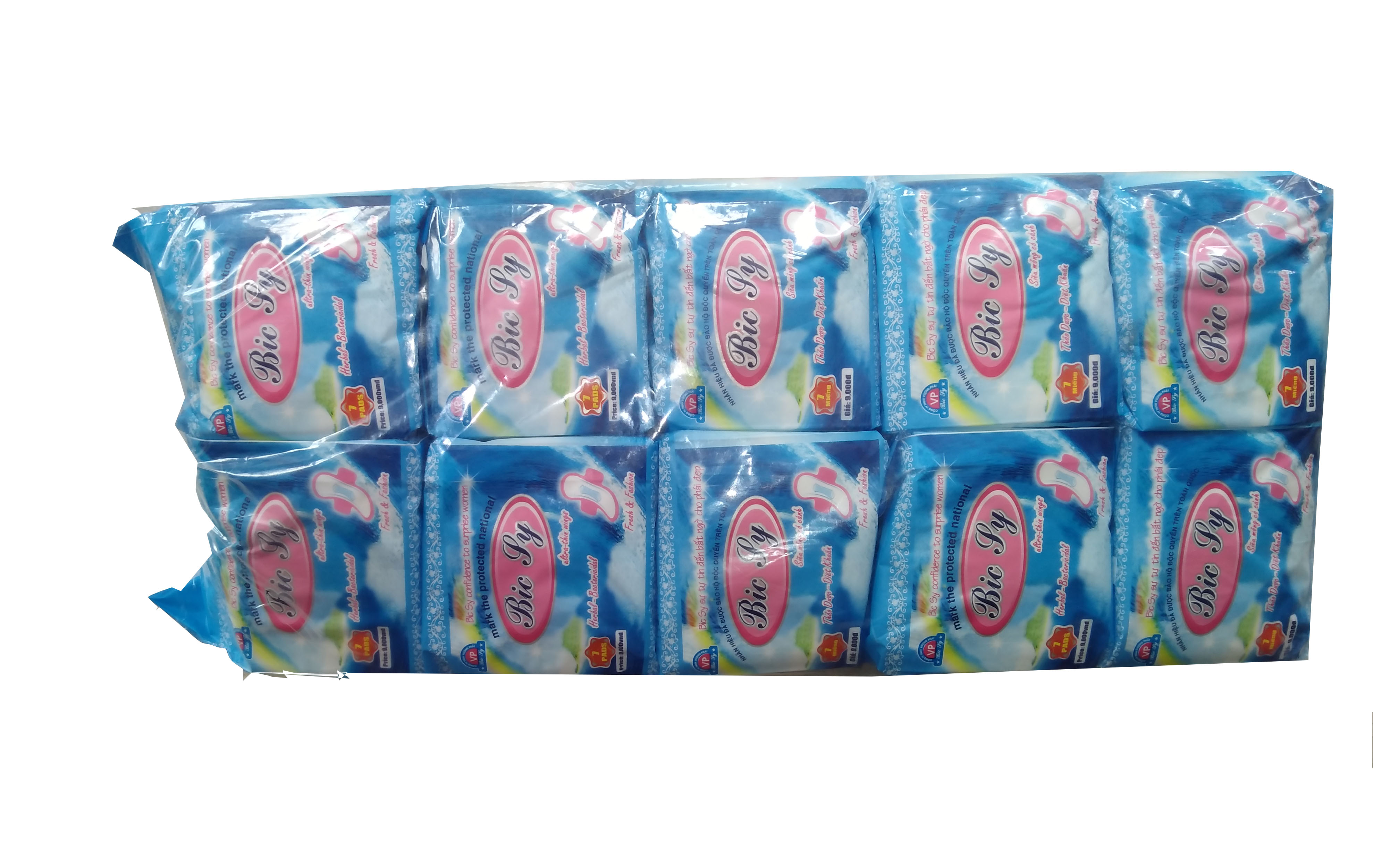 [ HÚT CỰC MẠNH ] ComBo 10 Gói Bvs Bic LY Mỏng Cánh Siêu Thấm Hút