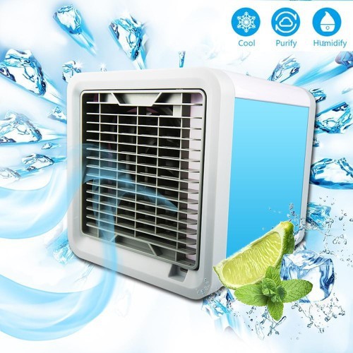 [HCM]Quạt điều hòa hơi nước để bàn - Tạo độ ẩm không làm khô da - Có chức năng lọc không khí - Máy Điều Hòa Mini Sử Dụng Bằng Nước Đá