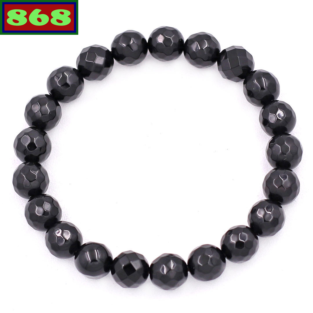 Hand chain quartz stone Black cut cupping 8 Cup 21 beads CTTACGD821, bracelet beads chain, bracelet male and female, chain bracelet, necklace chain Feng Shui