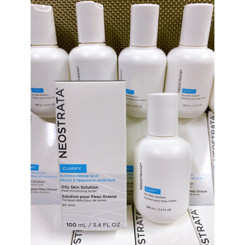 Toner Giúp Làm Sạch Sâu Và Se Khít Lỗ Chân Lông Neostrata Clarify Oily Skin Solution Aha 8% - Fullsize 100ML giá rẻ