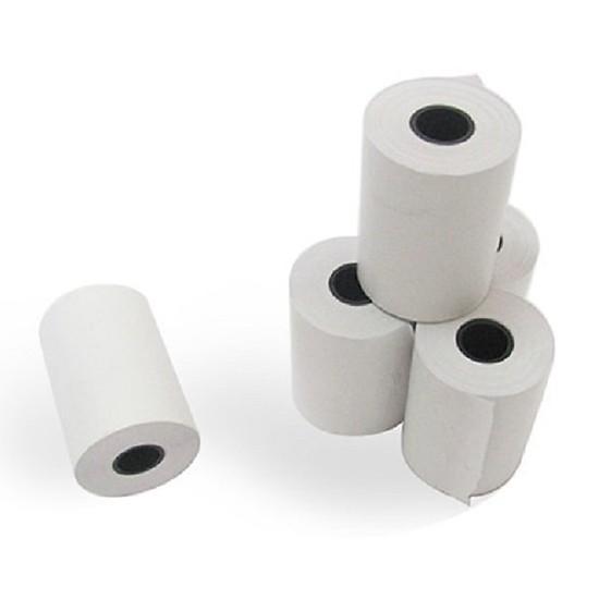 Combo 20 cuộn giấy in hóa đơn, in bill K80, phi 45