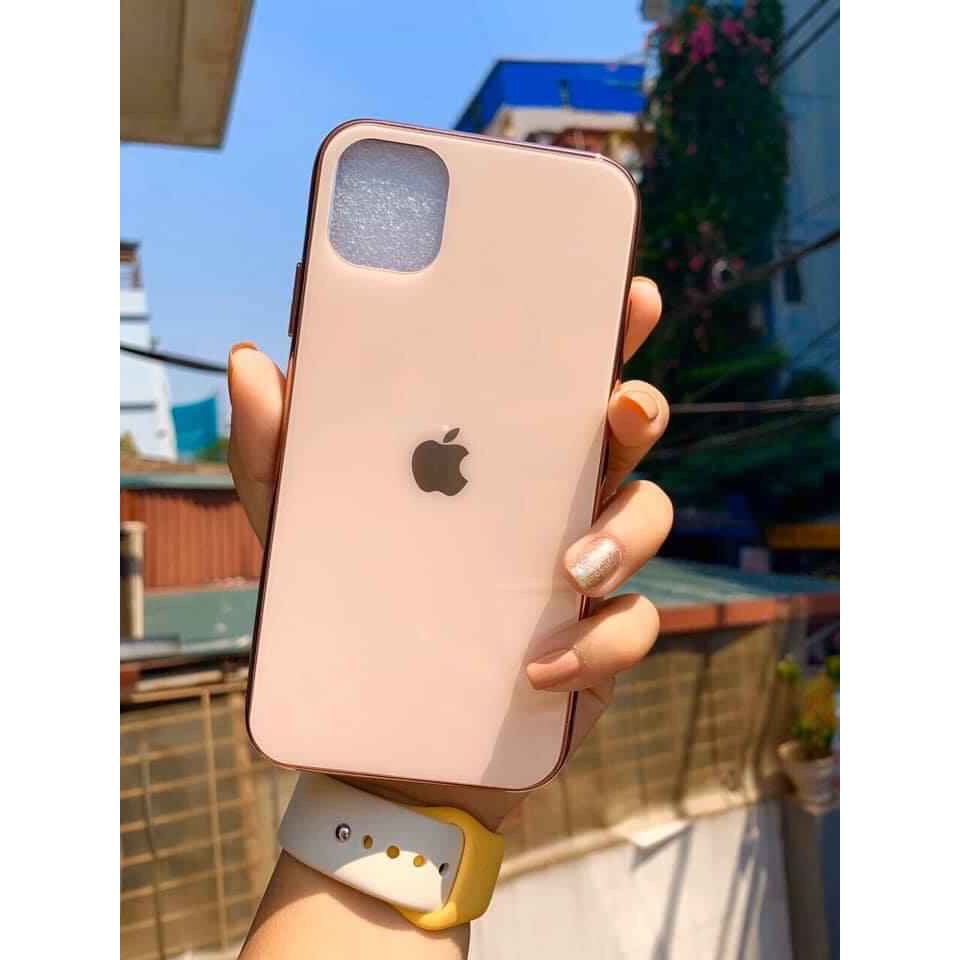 Ốp Lưng kính cường lực IP 7 plus/8 plus/X/XS Max/11/11 Pro Max - Mac Shock