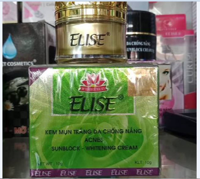 KEM ELISE NGỪA MỤN, TRẮNG DA, CHỐNG NẮNG 10G