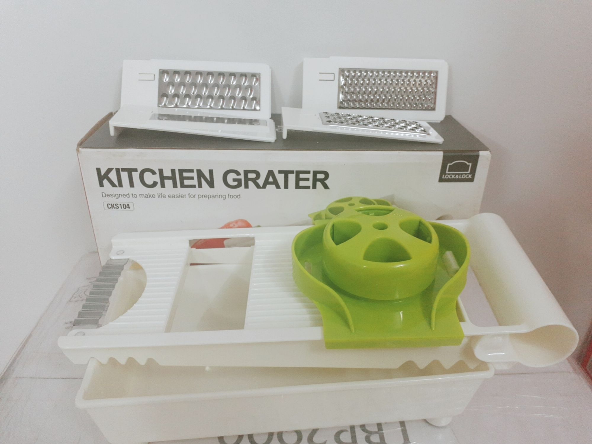 [HCM]Bộ Dụng Cụ Cắt Gọt Rau Củ 6in1 Lock&Lock Kitchen Grater CKS104